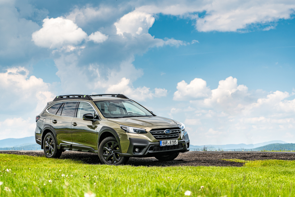 The New Subaru Outback Field in nature