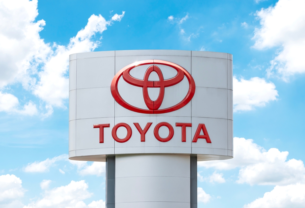 Toyota Brand Logo on Billboard